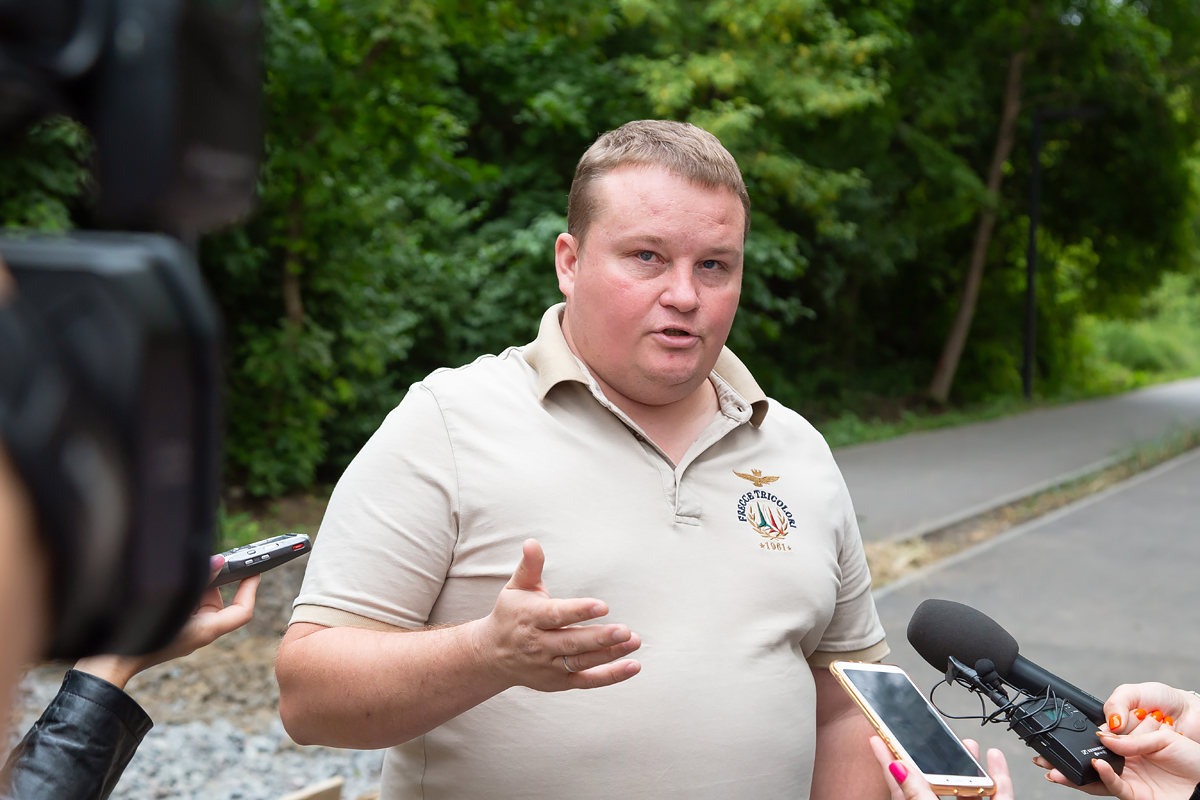 У Саржиному яру будують велодоріжку з естакадою