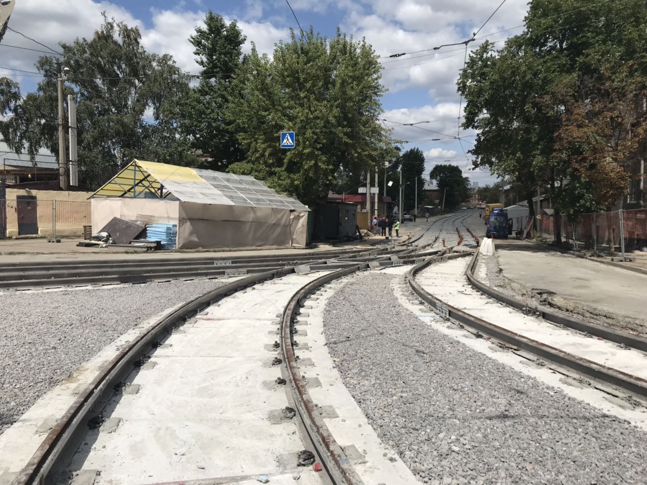 Завершується реконструкція перехресть по вулиці Гольдбергівській