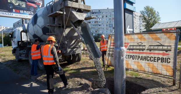 У Харкові триває будівництво нової тролейбусної лінії