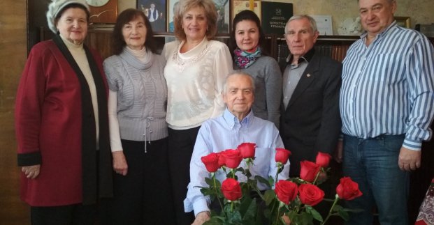 Ветерана війни Євстафія Котенка привітали зі 100-річчям