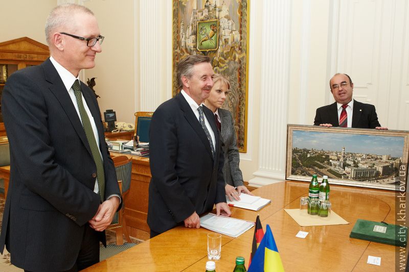 Gennady Kernes met the Ambassador of Germany