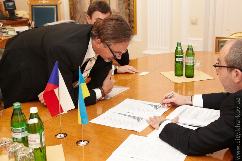 Геннадій Кернес зустрівся з послом Чеської Республіки в Україні