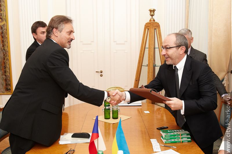 Геннадій Кернес зустрівся з послом Чеської Республіки в Україні