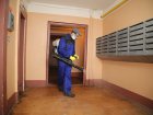 У Харкові дезінфікують під'їзди житлових будинків