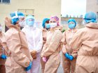 Харківські лікарі отримали захисні маски, окуляри і комбінезони