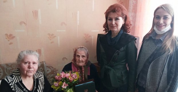 Жителька Харкова відзначила 100-річний ювілей