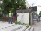 У місті триває демонтаж незаконних споруд