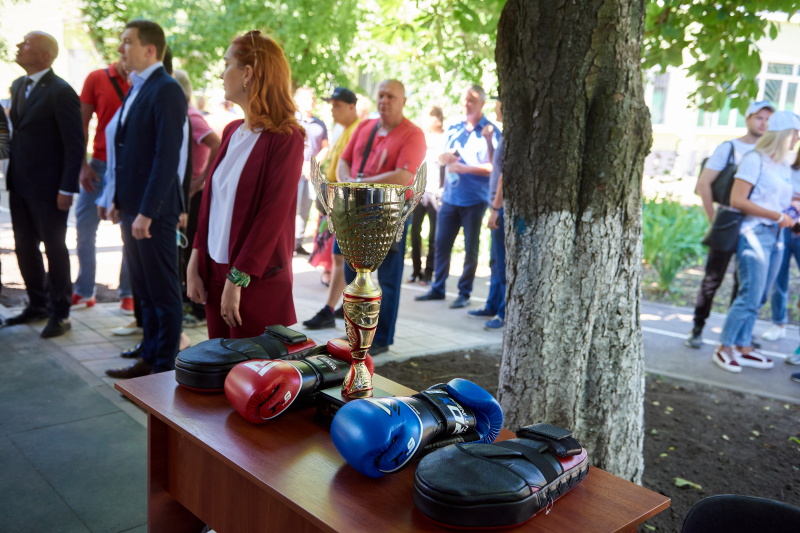 У Харкові побудували перший відкритий боксерський ринг для дітей