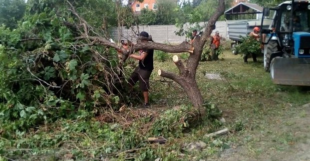 У Немишлянському районі впорядковують територію приватного сектора