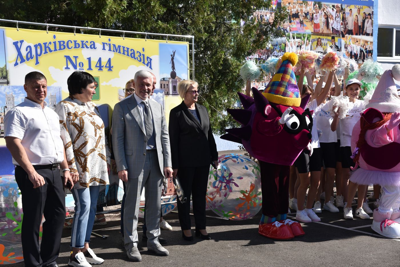 У гімназії №144 відкрили реконструйований стадіон
