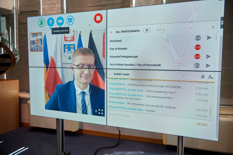 Ігор Терехов: Асоціація міст-володарів Призу Європи - міст між муніципалітетами в період пандемії