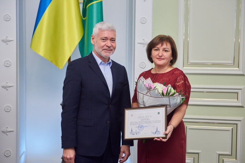Ігор Терехов привітав учителів Холодногірського та Новобаварського районів із прийдешнім святом