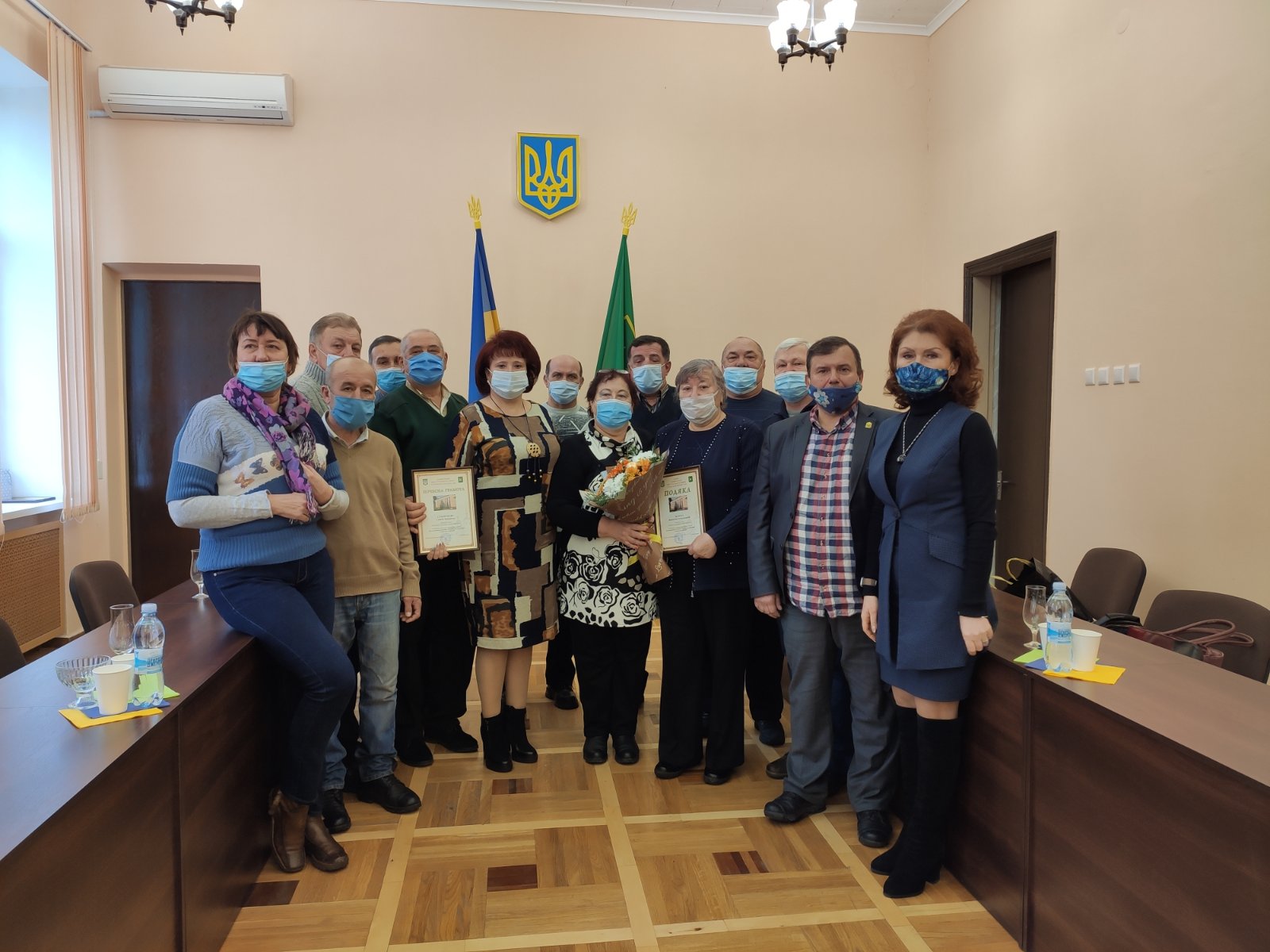 В Індустріальному районі вручили грамоти учасникам чорнобильського руху