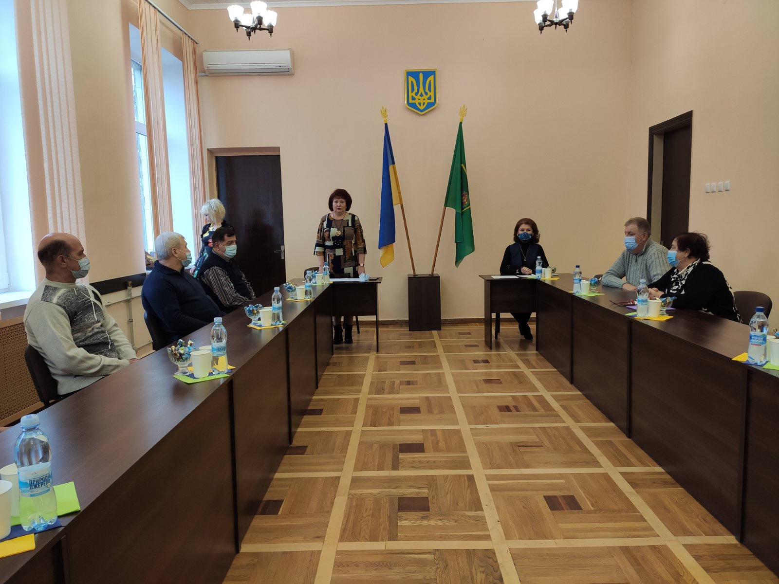 В Індустріальному районі вручили грамоти учасникам чорнобильського руху