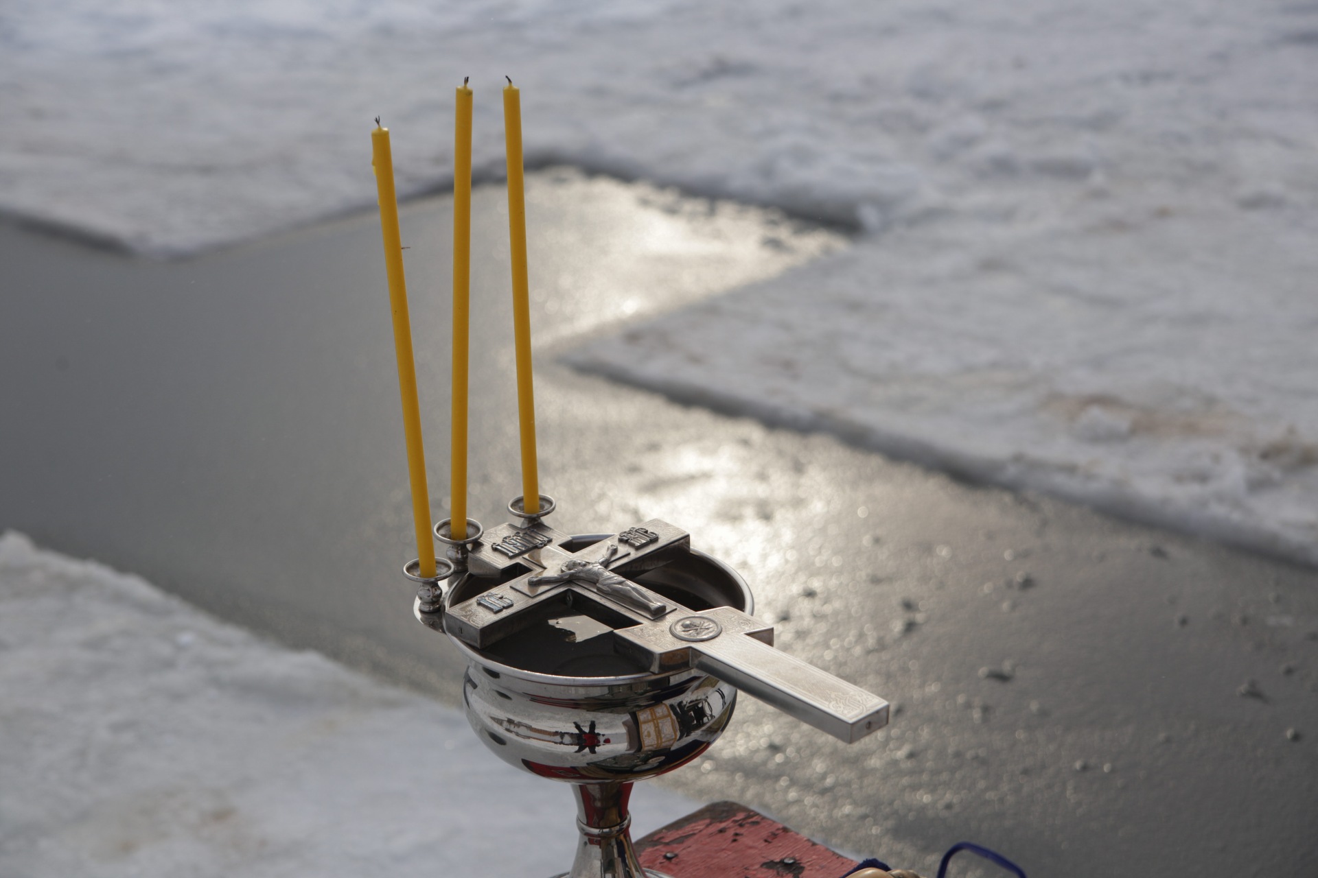 Священослужителі освятили воду, яка надходить в будинки харків'ян