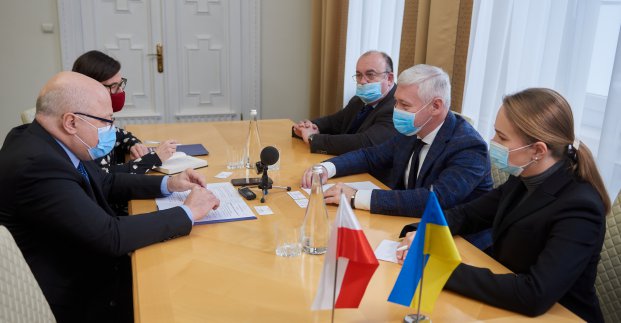 Ігор Терехов зустрівся з генконсулом Польщі Пьотром Стаханчиком