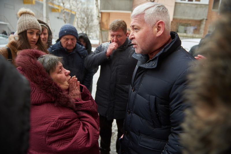 Ігор Терехов: Місто допоможе мешканцям, які постраждали від пожежі на проспекті Гагаріна
