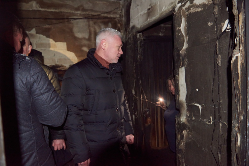 Ігор Терехов: Місто допоможе мешканцям, які постраждали від пожежі на проспекті Гагаріна