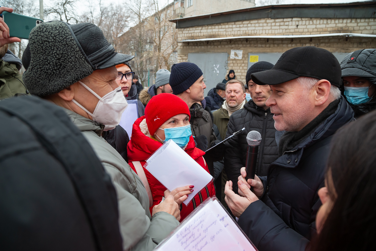 Ремонт доріг і новий дитячий садок: Ігор Терехов зустрівся з жителями Слобідського району