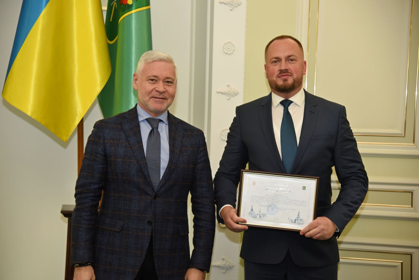 Харківським чемпіонам з регбілiг вручили грамоти міської ради