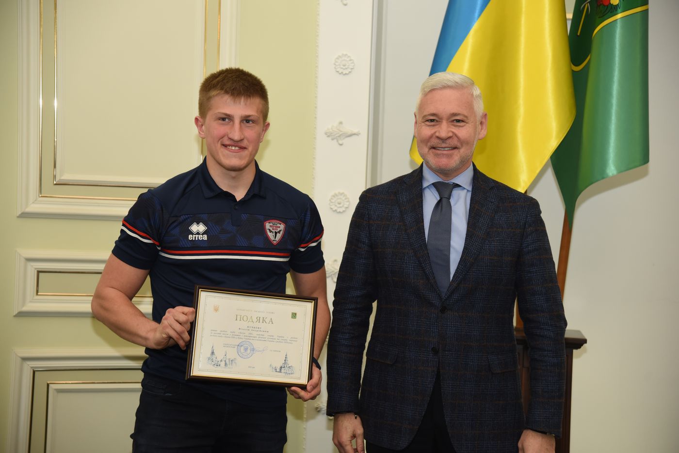 Харківським чемпіонам з регбілiг вручили грамоти міської ради