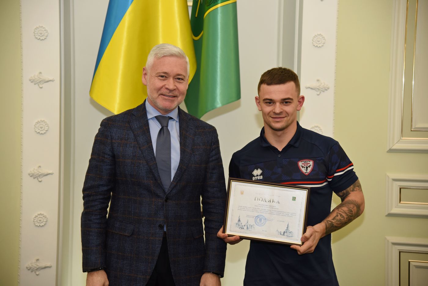 Харківським чемпіонам з регбілiг вручили грамоти міської ради