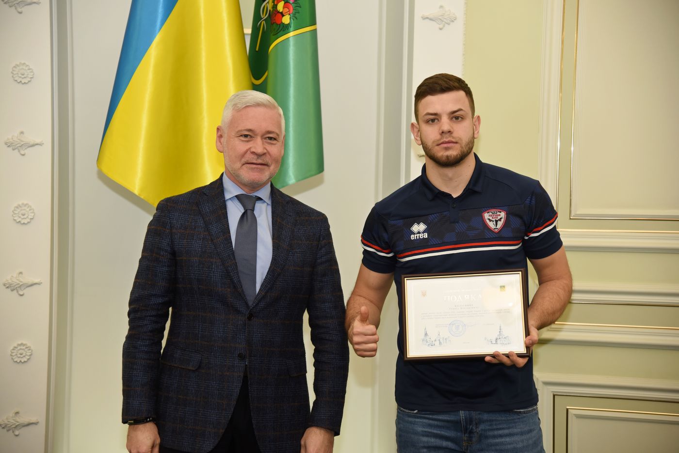 Харківським чемпіонам з регбілiг вручили грамоти міської ради