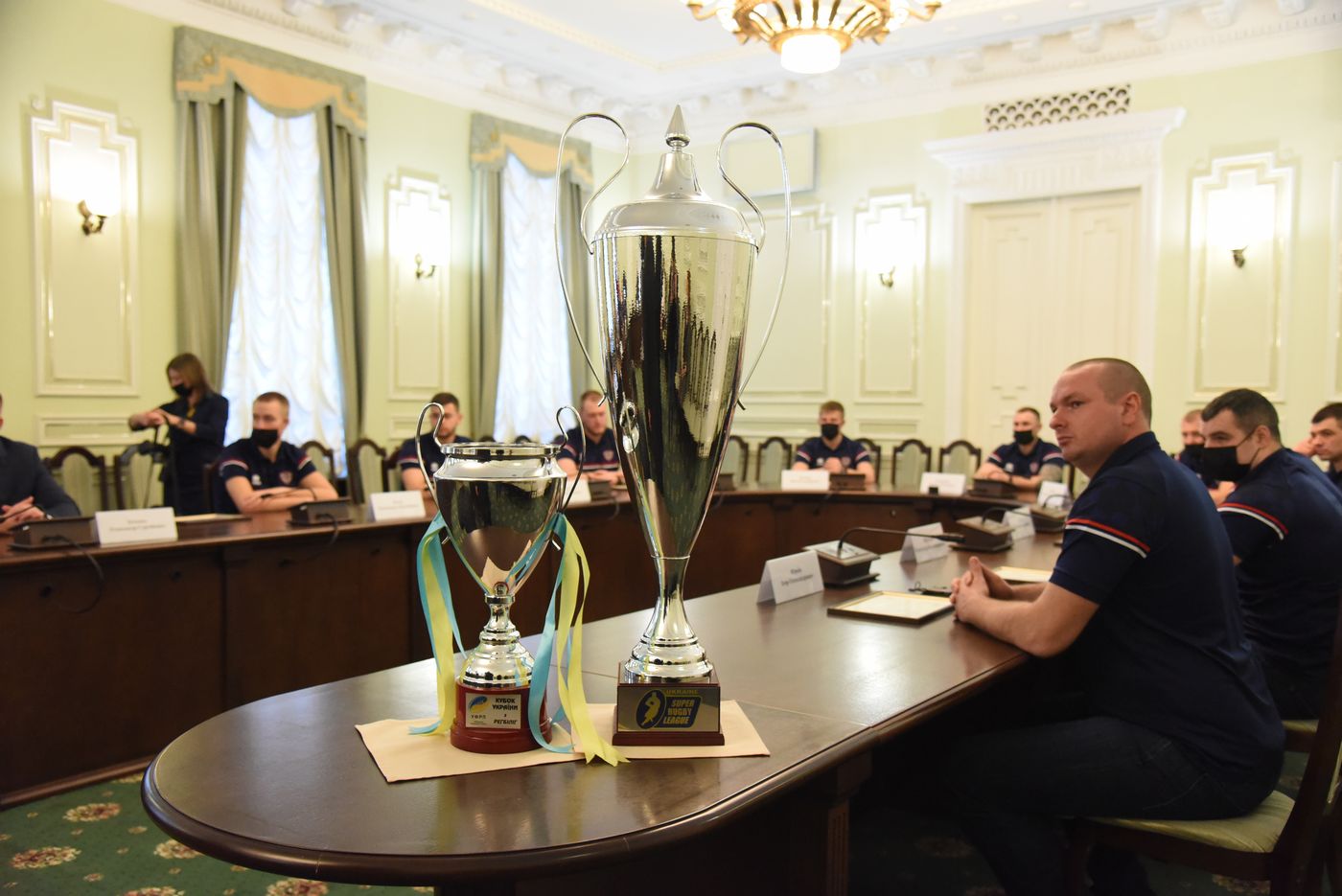 Харківським чемпіонам з регбілiг вручили грамоти міської ради