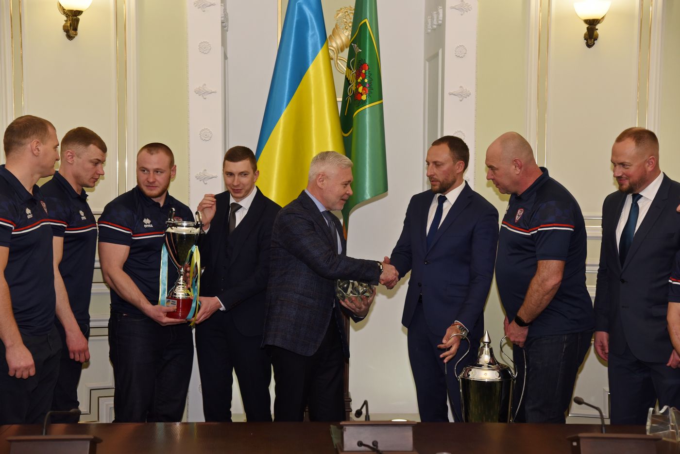 Харківським чемпіонам з регбілiг вручили грамоти міської ради