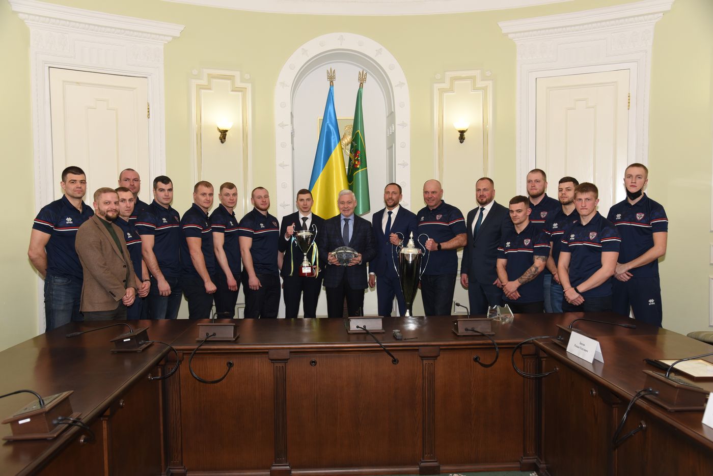 Харківським чемпіонам з регбілiг вручили грамоти міської ради