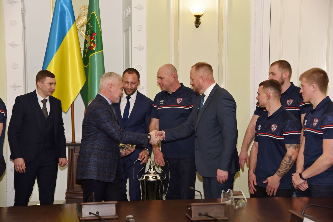 Харківським чемпіонам з регбілiг вручили грамоти міської ради