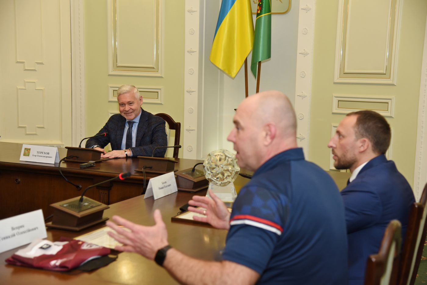 Харківським чемпіонам з регбілiг вручили грамоти міської ради