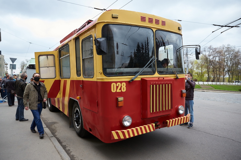 У Харкові відбулися парад і виставка тролейбусів