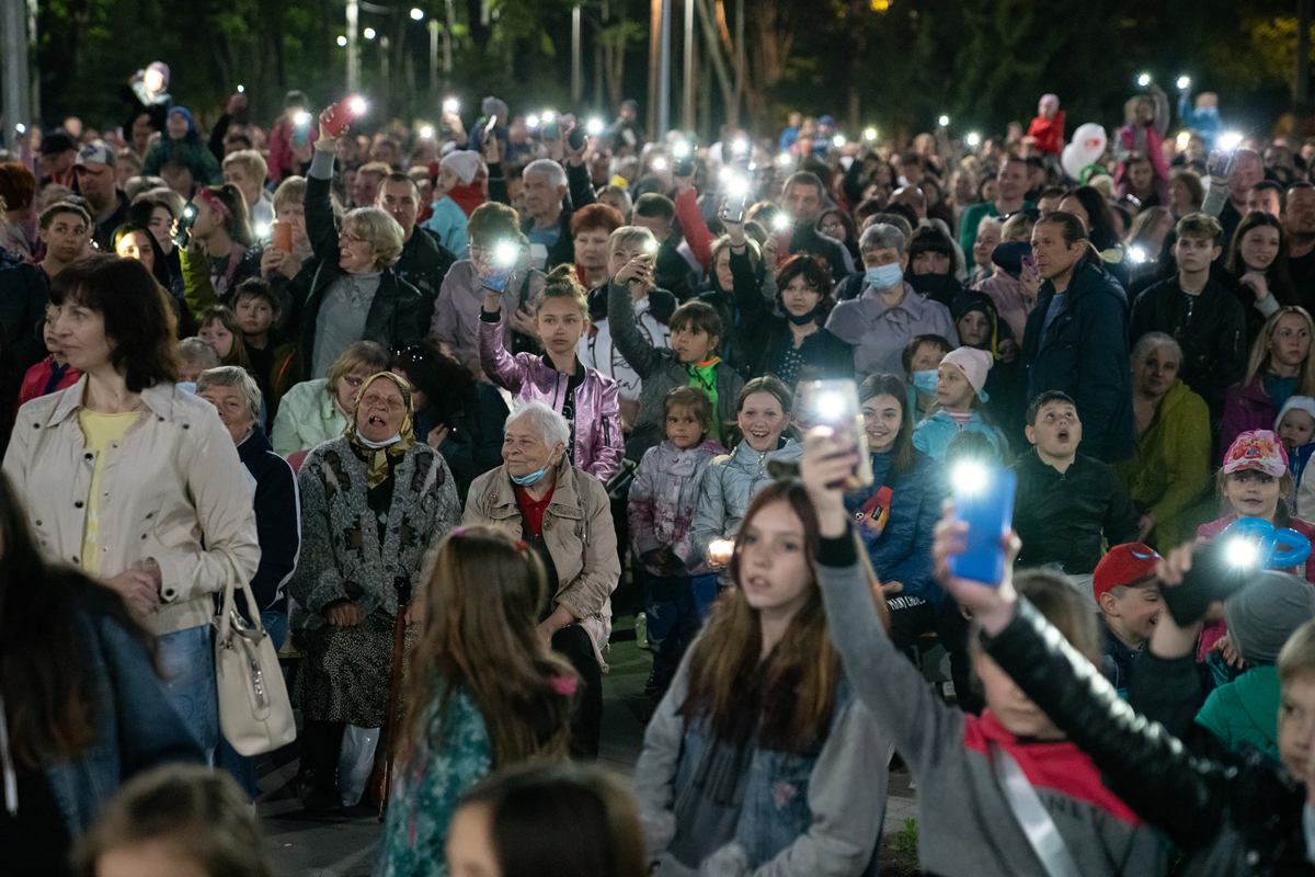 У парку «Зелений гай» пройшов концерт, присвячений Дню перемоги