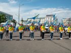 Флешмоб і хода фанатів: в місті зустріли відродження «Металіста»