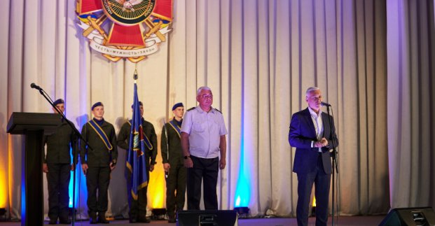Ігор Терехов побажав удачі курсантам Академії Нацгвардії на параді в Києві