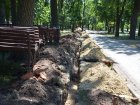 У Новобаварському районі будують сучасну зону відпочинку