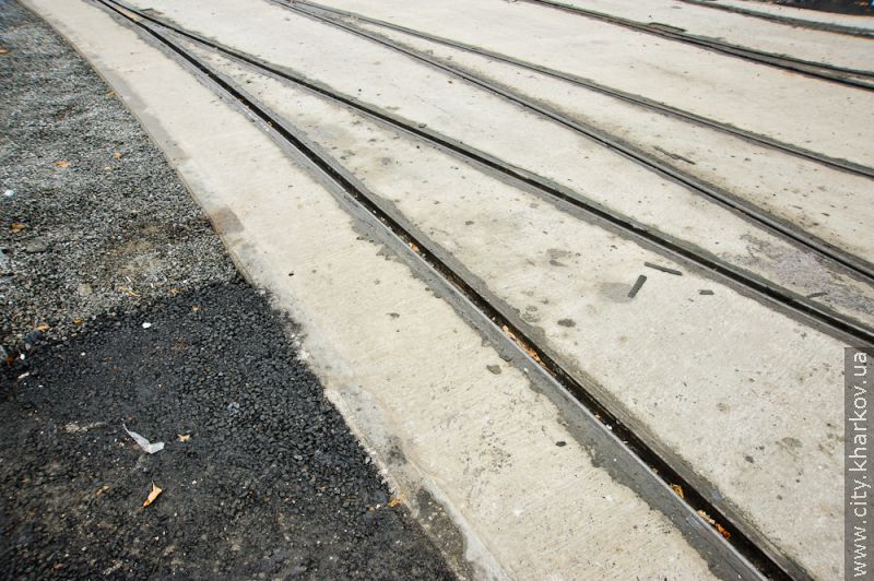 A new tram crossing was opened at Vosstania square