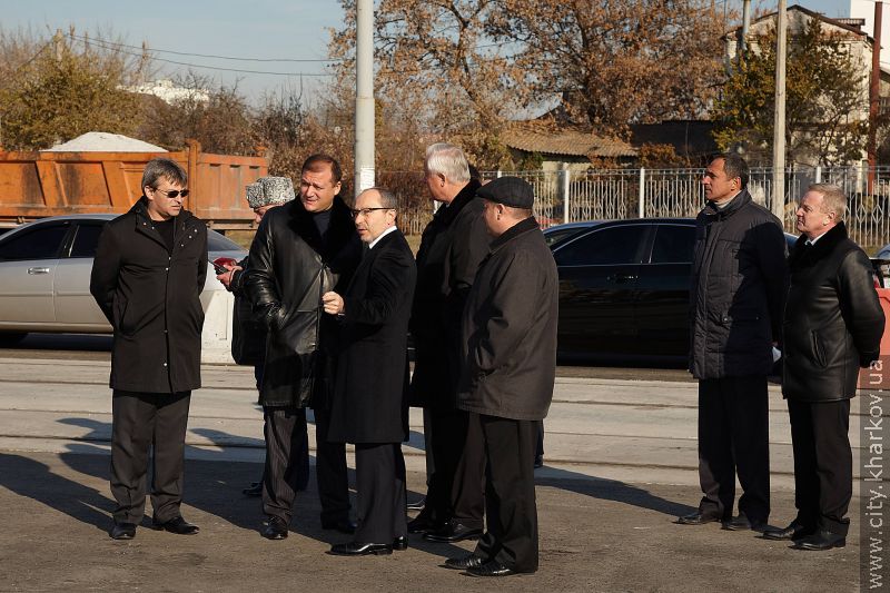 A new tram crossing was opened at Vosstania square