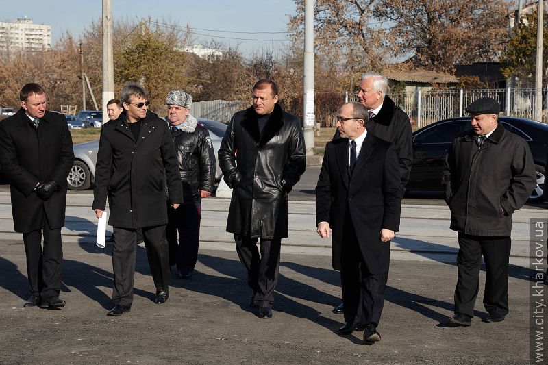 A new tram crossing was opened at Vosstania square