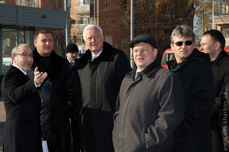 A new tram crossing was opened at Vosstania square