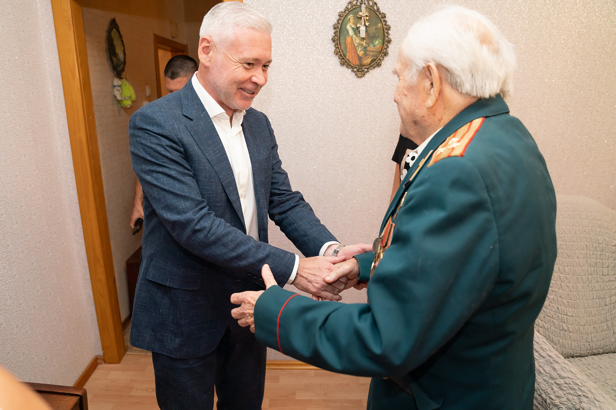Ігор Терехов подякував визволителю Харкова за героїзм у роки війни