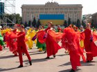 На площі Свободи пройшло театралізоване дійство з нагоди Дня Незалежності