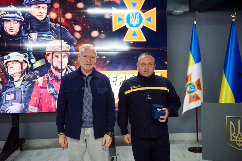 Ігор Терехов привітав рятувальників з професійним святом