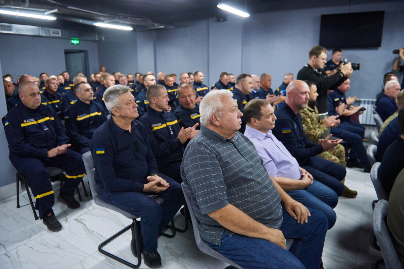 Ігор Терехов привітав рятувальників з професійним святом