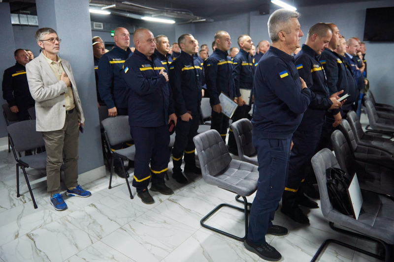 Ігор Терехов привітав рятувальників з професійним святом