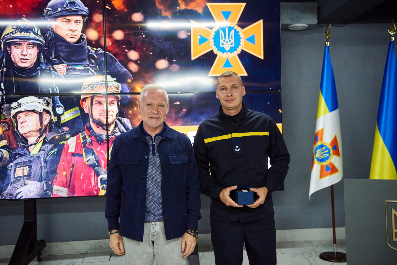 Ігор Терехов привітав рятувальників з професійним святом