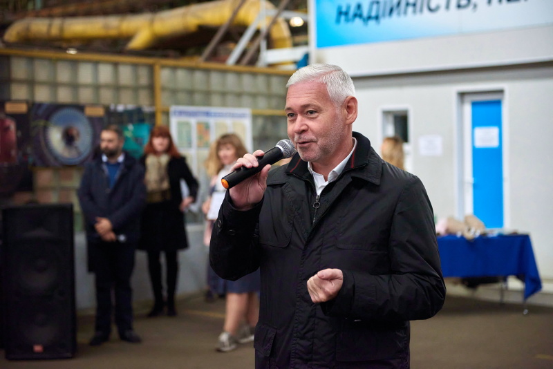 Ігор Терехов привітав працівників «Електроважмаша» з Днем машинобудівника