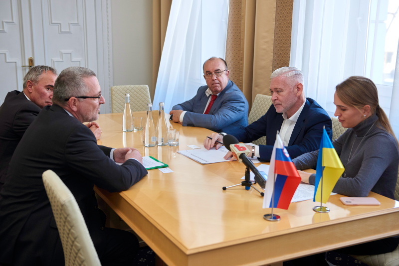 Ігор Терехов зустрівся з послом Словенії