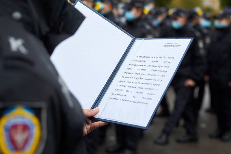 У Харкові склали присягу майбутні поліцейські